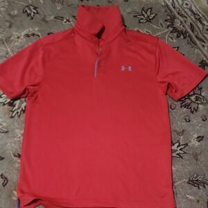Under Armour Men's Red Polo Shirt